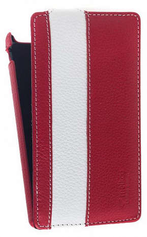    Sony Xperia ZL / L35h Melkco Leather Case - Limited Edition Jacka Type (Red/White LC)