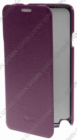 Кожаный чехол для Samsung Galaxy Note 3 (N9005) Sipo Premium Leather Case "Book Type" - H-Series (Фиолетовый) 