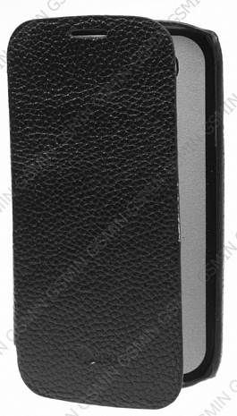 Кожаный чехол для Samsung Galaxy S3 (i9300) Sipo Premium Leather Case "Book Type" - H-Series (Черный)