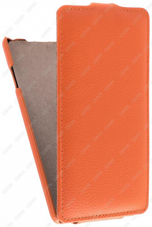 Кожаный чехол для Xiaomi Mi Note Art Case (Оранжевый)