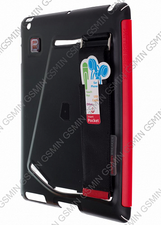 Чехол-держатель для iPad 2/3 и iPad 4 Pattern Breaker Belt Case (Black-Red)