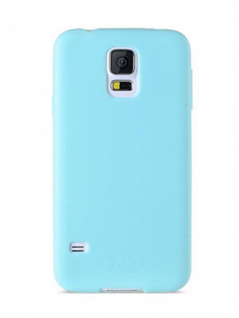 Чехол силиконовый для Samsung Galaxy S5 Melkco Poly Jacket TPU (Pearl Blue)