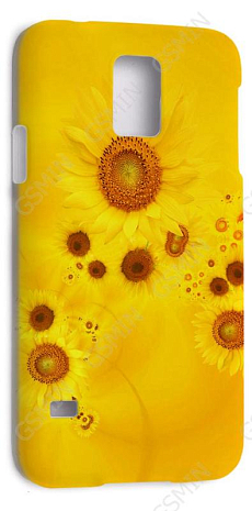Чехол-накладка для Samsung Galaxy S5 (Белый) (Дизайн 162)