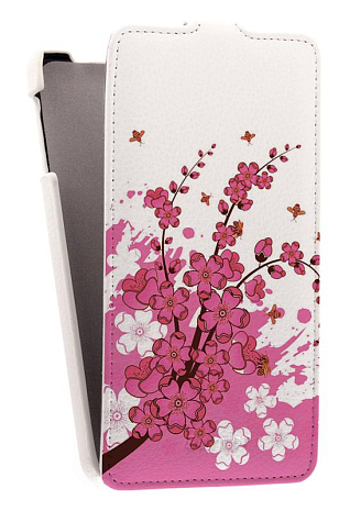 Кожаный чехол для Samsung Galaxy Note 3 (N9005) Armor Case "Full" (Белый) (Дизайн 153)
