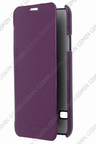 Кожаный чехол для Samsung Galaxy S5 Armor Case - Book Type (Фиолетовый)