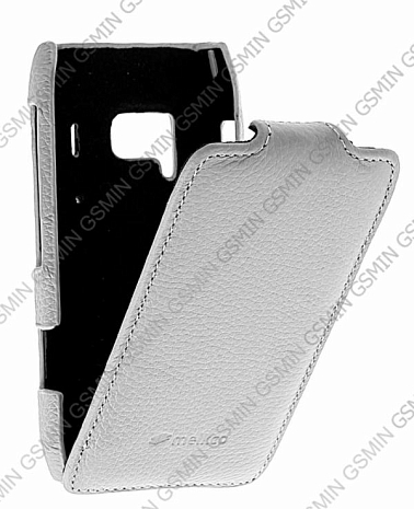    Nokia N8 Melkco Leather Case - Jacka Type (White LC)