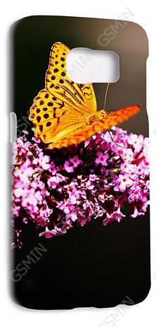 Чехол-накладка для Samsung Galaxy S6 Edge G925F (Белый) (Дизайн 163)