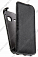 Кожаный чехол для Alcatel One Touch T'Pop / 4010D Gecko Case (Черный)
