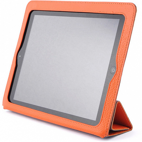 Кожаный чехол для iPad 2/3 и iPad 4 Yoobao iSmart Leather Case (Оранжевый)