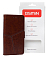 Кожаный чехол-книжка GSMIN Series Ktry для Xiaomi Redmi 9 с магнитной застежкой (Темно-коричневый)