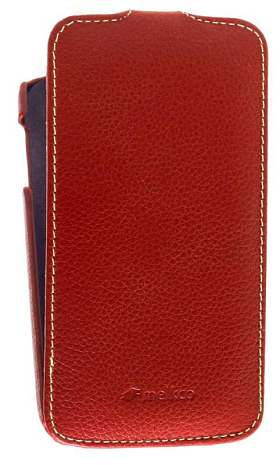 Кожаный чехол для Samsung Galaxy S4 (i9500) Melkco Premium Leather Case - Jacka Type (Red LC)