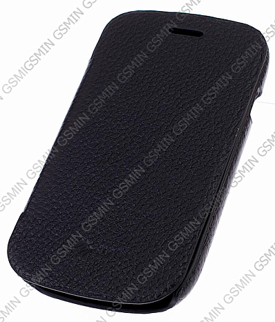 Кожаный чехол для Samsung Galaxy S3 Mini (i8190) Sipo Premium Leather Case "Book Type" - H-Series (Черный)