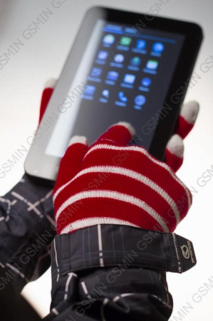 Перчатки Touch Glove для сенсорных (емкостных) экранов (Красный)