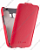 Кожаный чехол для Samsung Young 2 G130 Armor Case "Full" (Красный)
