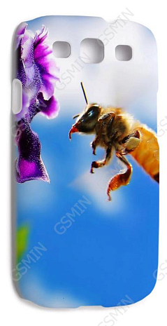 Чехол-накладка для Samsung Galaxy S3 (i9300) (Белый) (Дизайн 161)