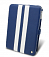    iPad 1 Melkco Leather case Limited Edition - Book Type (Blue LC) Ver.2