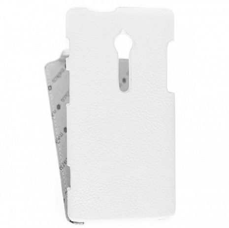    Sony Xperia ion / LT28at Melkco Premium Leather Case - Jacka Type (White LC)