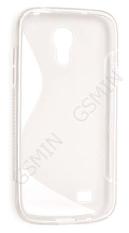 Чехол силиконовый для Samsung Galaxy S4 Mini (i9190) S-Line TPU (Прозрачно-Матовый)