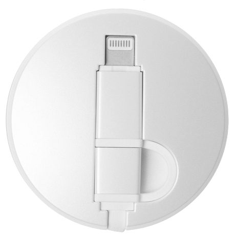  Apple Lightning / MicroUSB - USB Cafele   ()