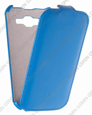Кожаный чехол для Samsung Galaxy Grand (i9082) Armor Case (Голубой)