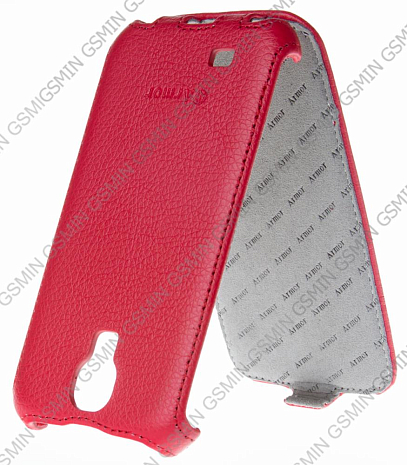 Кожаный чехол для Samsung Galaxy S4 (i9500) Armor Case (Красный)
