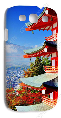 Чехол-накладка для Samsung Galaxy S3 (i9300) (Белый) (Дизайн 169)