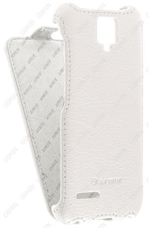 Кожаный чехол для Alcatel One Touch Idol 2 Mini L 6014X Armor Case (Белый) (Дизайн 83)
