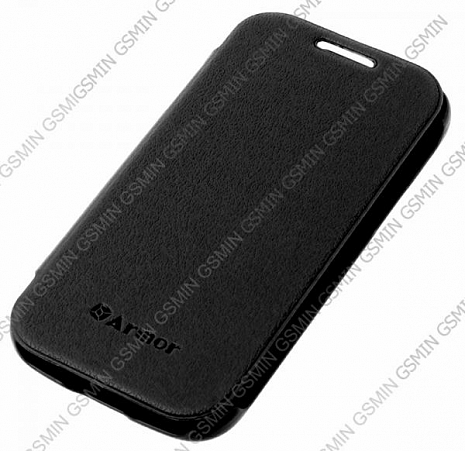 Кожаный чехол для Samsung Galaxy S4 Mini (i9190) Armor Case - Book Cover (Черный)
