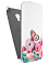 Кожаный чехол для Alcatel One Touch Pop S9 7050Y Armor Case (Белый) (Дизайн 7/7)