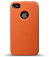    Apple iPhone 4/4S Melkco Leather Case - Jacka ID Type (Orange LC)