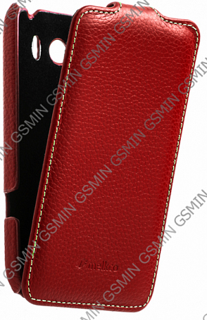    HTC Sensation XL / X315e / G21 Melkco Leather Case - Jacka Type (Red LC)