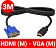   HDMI (M) - VGA (M) GSMIN B57     HDTV (3 ) ()