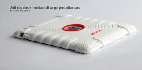 Чехол силиконовый для iPad 2/3 и iPad 4 Hoco Silica-Gel Case (Белый)