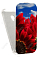 Кожаный чехол для Alcatel One Touch POP STAR 5022D Aksberry Protective Flip Case (Белый) (Дизайн 171)