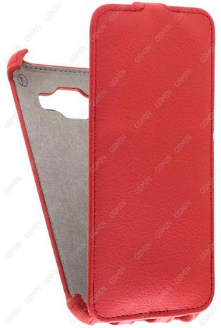 Кожаный чехол для Samsung Galaxy J5 (2016) SM-J510FN Armor Case (Красный)