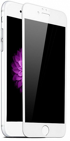 Противоударное защитное стекло для Apple iPhone 6 Plus / 6S Plus Ainy Full Screen Cover 3D 0.33mm (Белый)
