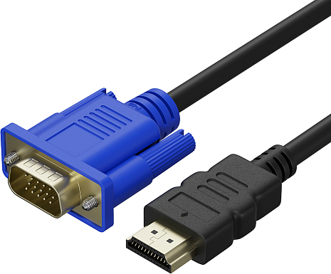   HDMI (M) - VGA (M) GSMIN B57     HDTV (3 ) ()