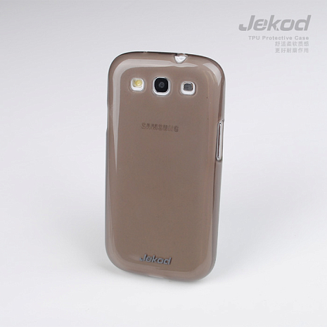Чехол силиконовый для Samsung Galaxy S3 (i9300) Jekod (Черный)