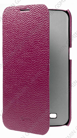 Кожаный чехол для Чехлы для Samsung Galaxy Mega 6.3 (i9200) Sipo Premium Leather Case "Book Type" - H-Series (Фиолетовый)