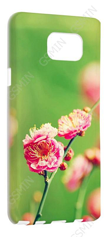 Чехол силиконовый для Samsung Galaxy Note 5 TPU (Белый) (Дизайн 72)