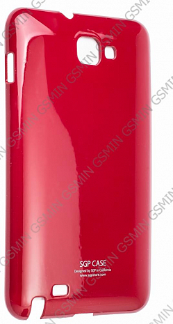 Чехол-накладка для Samsung Galaxy Note (N7000) Colorful (Красный)