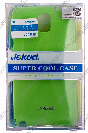 Чехол-накладка для Samsung Galaxy Note 3 (N9005) Jekod (Зеленый)
