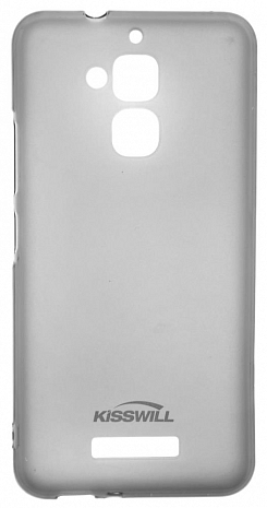 Чехол силиконовый для Asus Zenfone 3 Max ZC520TL KissWill (Прозрачно-черный)