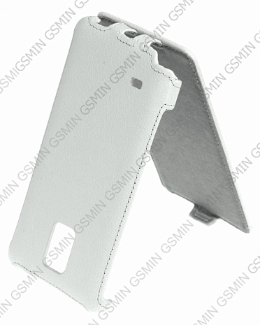 Кожаный чехол для Samsung Galaxy Note 4 (octa core) Armor Case (Белый)