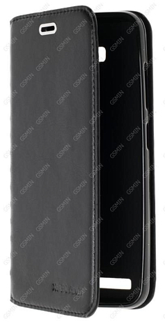 Кожаный чехол для ASUS ZenFone Max ZC550KL на магните Ксиланг (Черный)