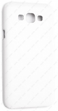 Кожаный чехол-накладка для Samsung Galaxy E7 SM-E700F Aksberry (Белый)