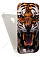 Кожаный чехол для Alcatel One Touch Pop 2 (5) 7043 Armor Case (Белый) (Дизайн 142)