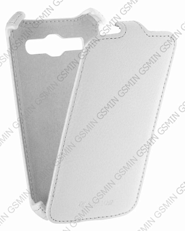 Кожаный чехол для Samsung Galaxy Star Advance G350E Armor Case (Белый)