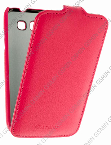Кожаный чехол для Samsung Galaxy Win Duos (i8552) Armor Case "Full" (Красный)