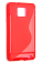 Чехол силиконовый для Samsung Galaxy S2 Plus (i9105) S-Line TPU (Красный)